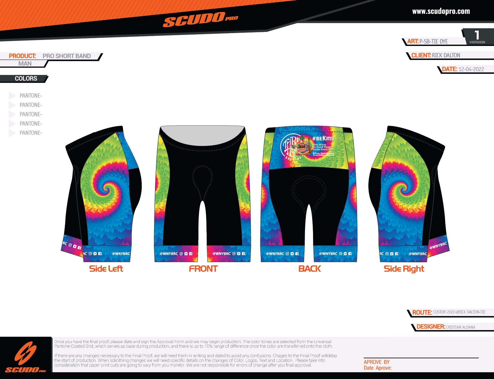 3HB Tie Dye | PRO Cycling Bottoms