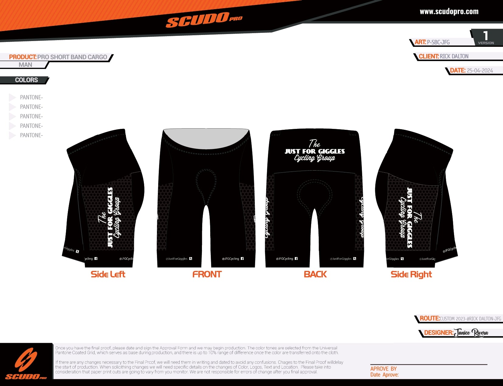 JFG |  PRO Cycling Bottoms |