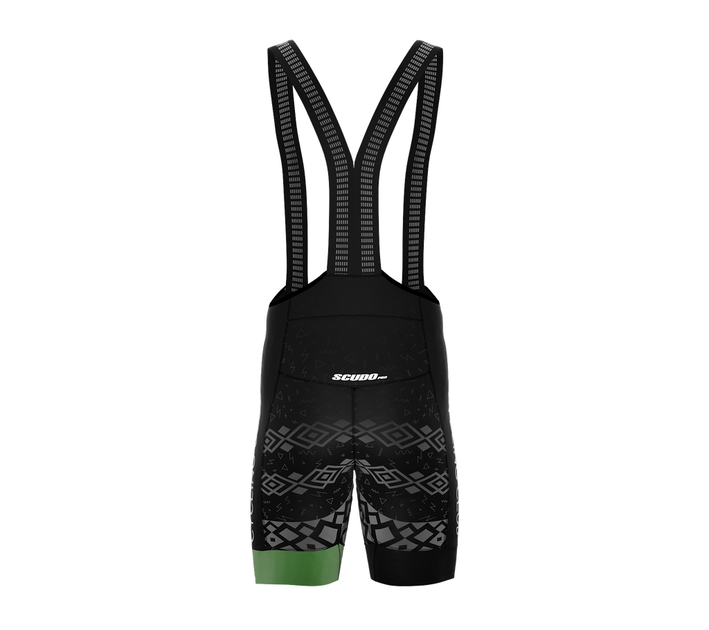 MOTHERLAND  | PRO-BIB Cycling Shorts  | Green Gripper | Men and Women
