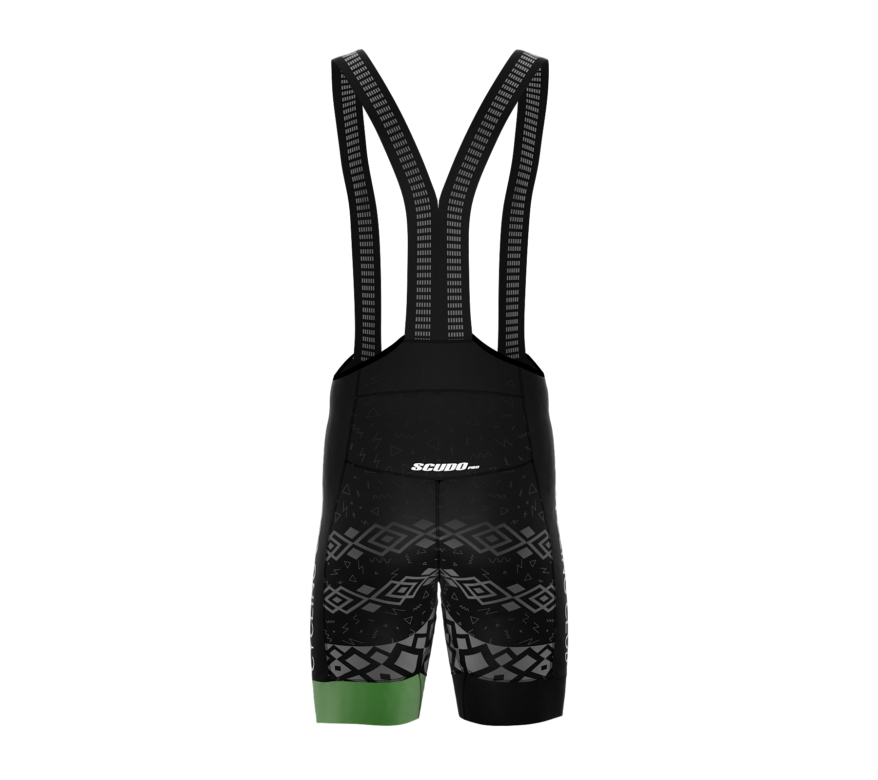 MOTHERLAND  | PRO-BIB Cycling Shorts  | Green Gripper | Men and Women