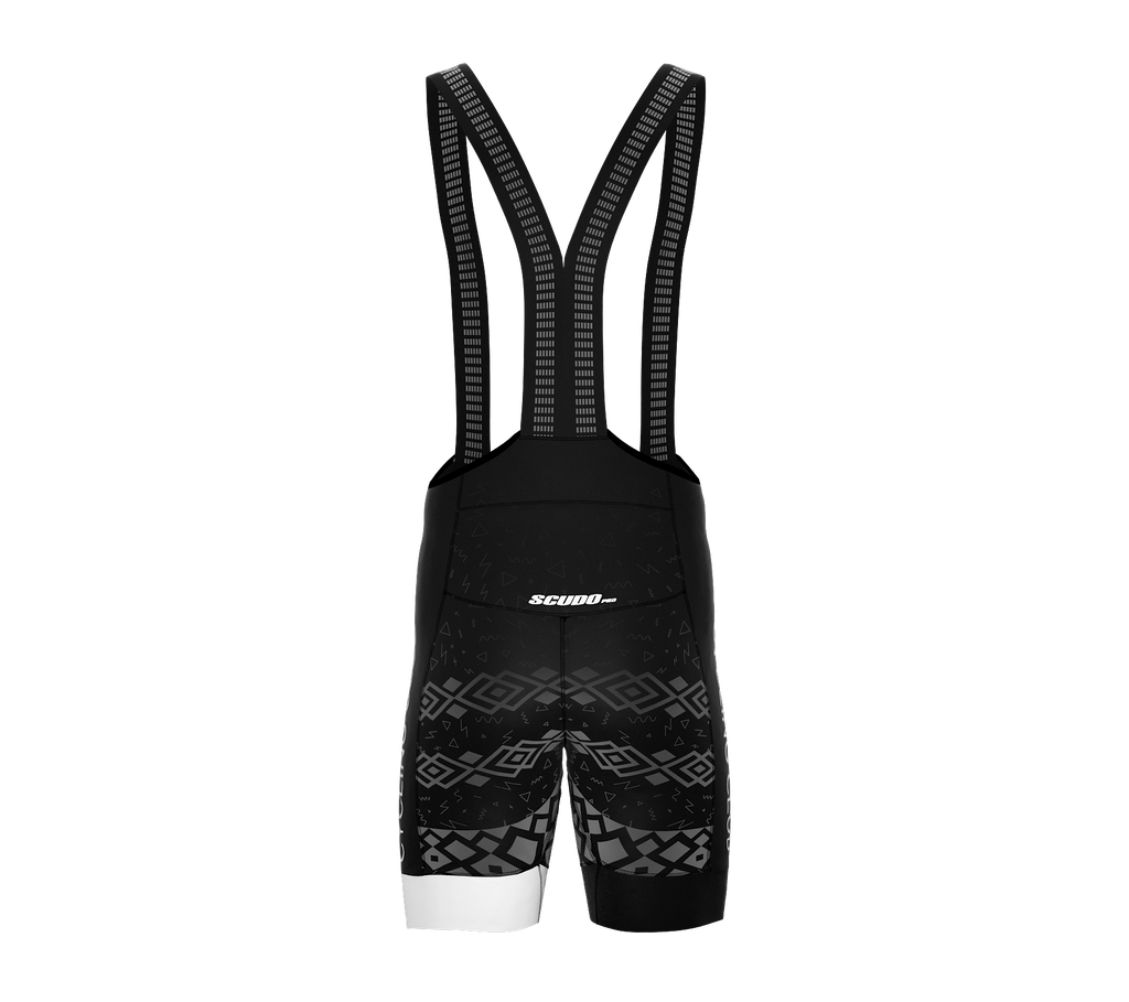MOTHERLAND  | PRO-BIB Cycling Shorts  | White Gripper | Men and Women