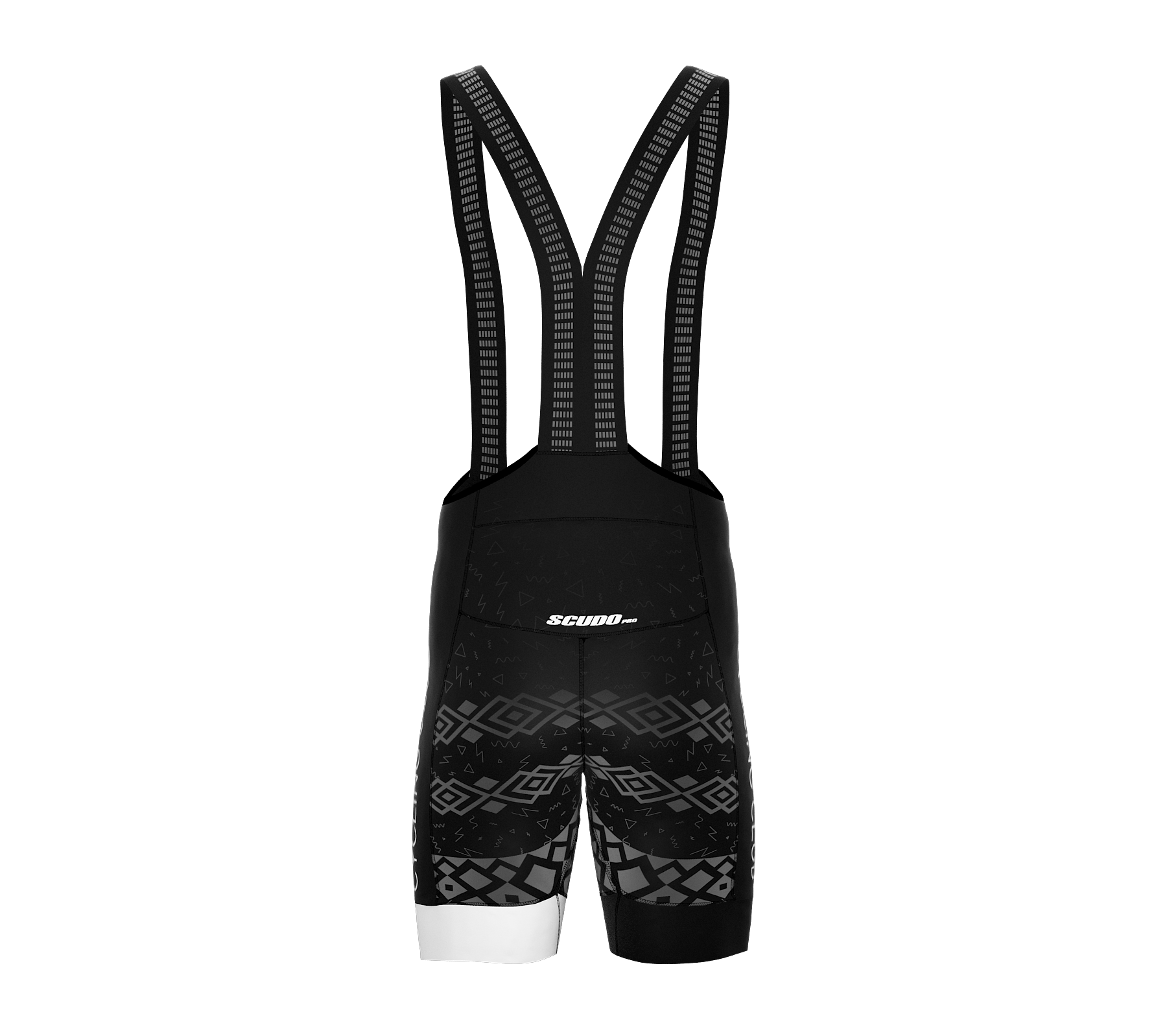 MOTHERLAND  | PRO-BIB Cycling Shorts  | White Gripper | Men and Women