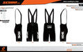 IDE RACING | BLACK CARGO | TREK | PRO-BIB Cycling Shorts | Men and Women