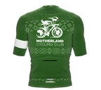 MOTHERLAND | Elite Fit | Short Sleeve Cycling Jersey | Green | Men and Women