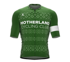MOTHERLAND | Elite Fit | Short Sleeve Cycling Jersey | Green | Men and Women