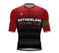 MOTHERLAND | Elite Fit | Short Sleeve Cycling Jersey | Red Gradient | Men and Women