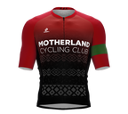 MOTHERLAND | Elite Fit | Short Sleeve Cycling Jersey | Red Gradient | Men and Women