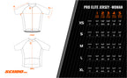 MOTHERLAND | Pattern Black  | Elite Fit | Short Sleeve Cycling Jersey | Men and Women