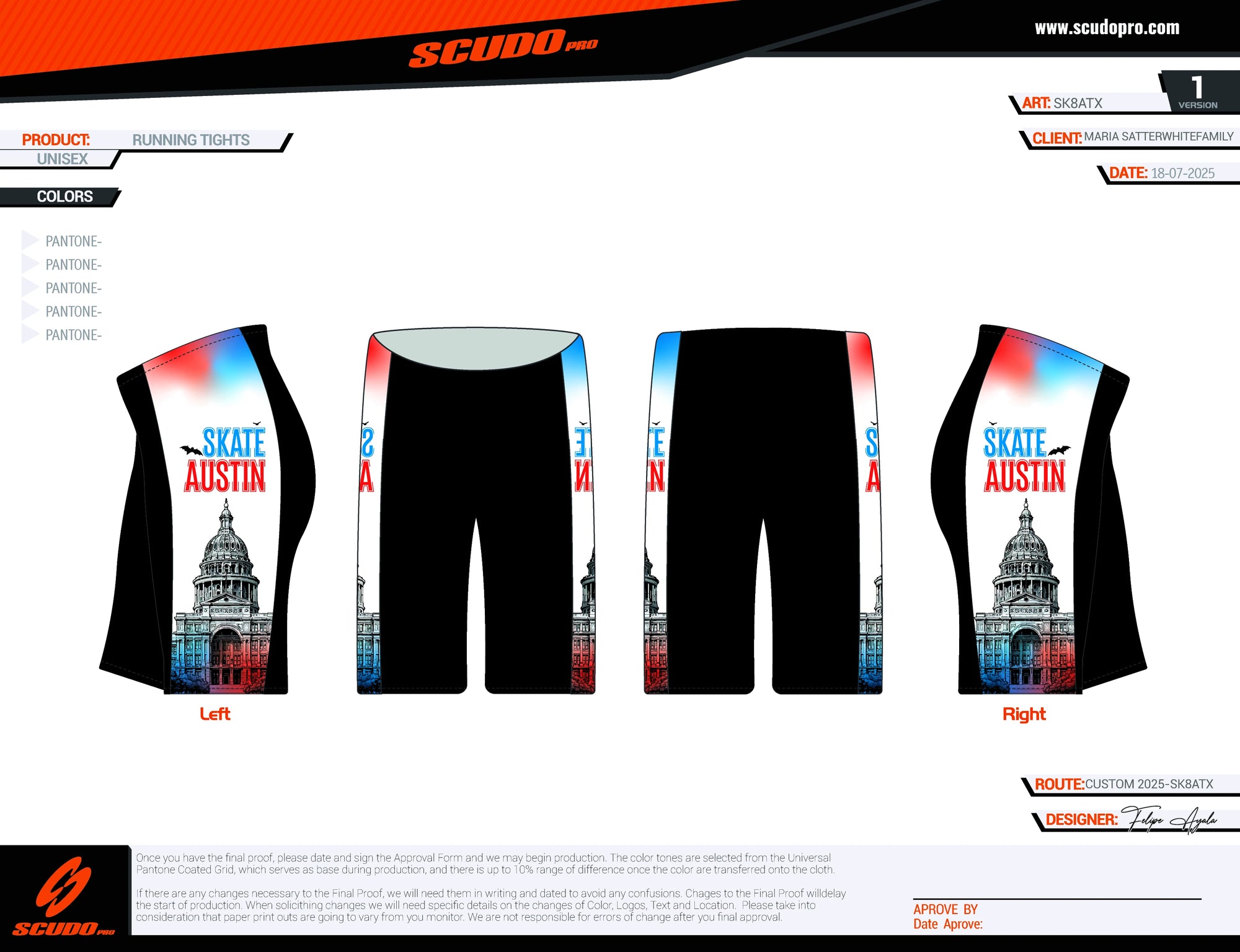 SK8ATX |  Running/Skate Tights