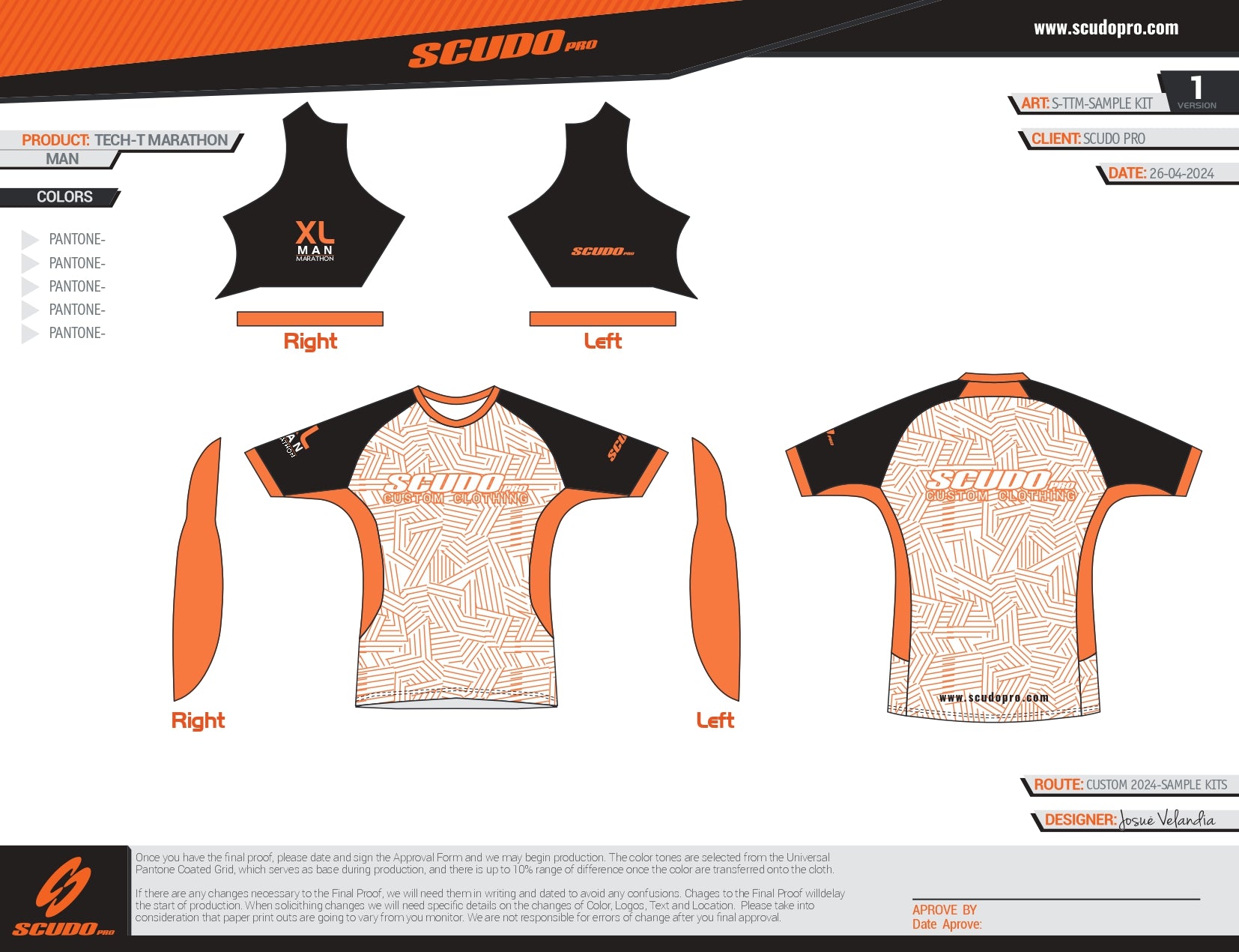 [Sample Kit] ScudoPro Tech T Shirt | MARATHON
