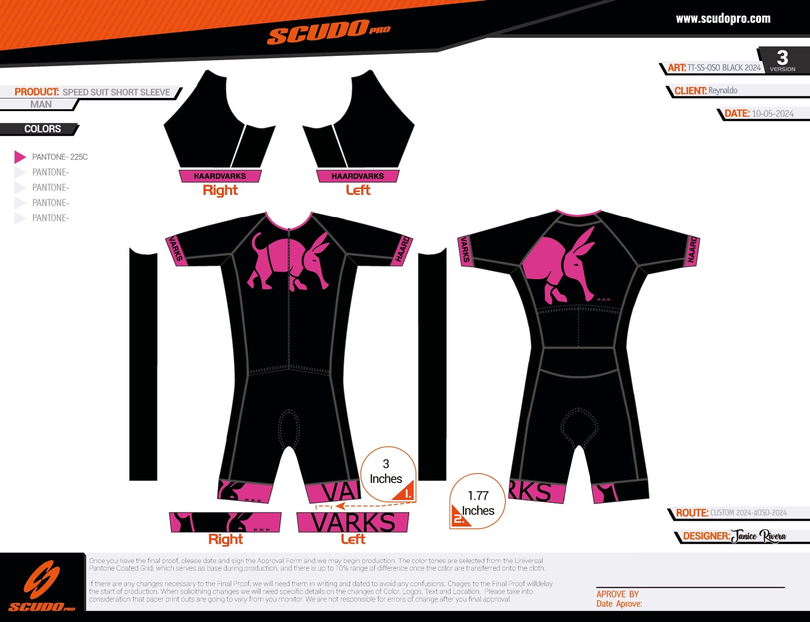 OSO-VARKS | Black Pink | Speedsuit (NEW)