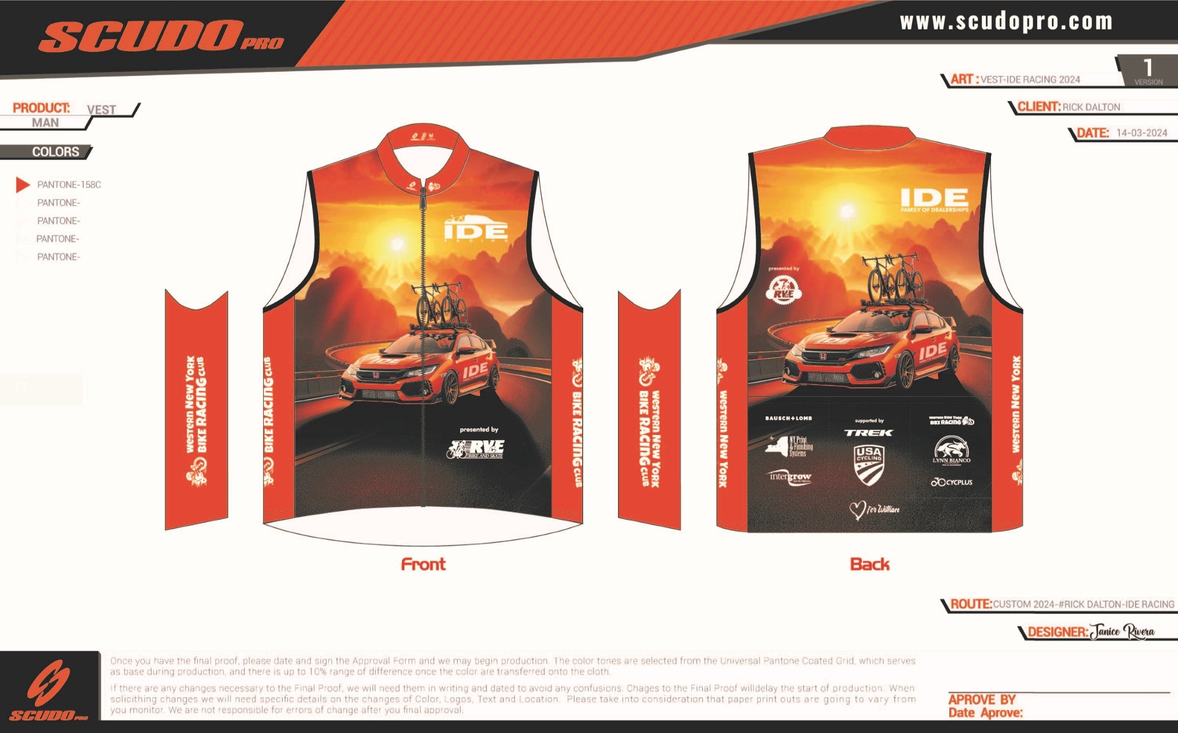 IDE ORANGE 2024 | Cycling WOMEN |