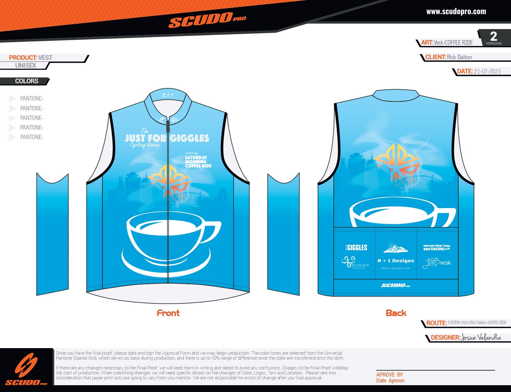 Coffee Ride | Wind Breaker Vest