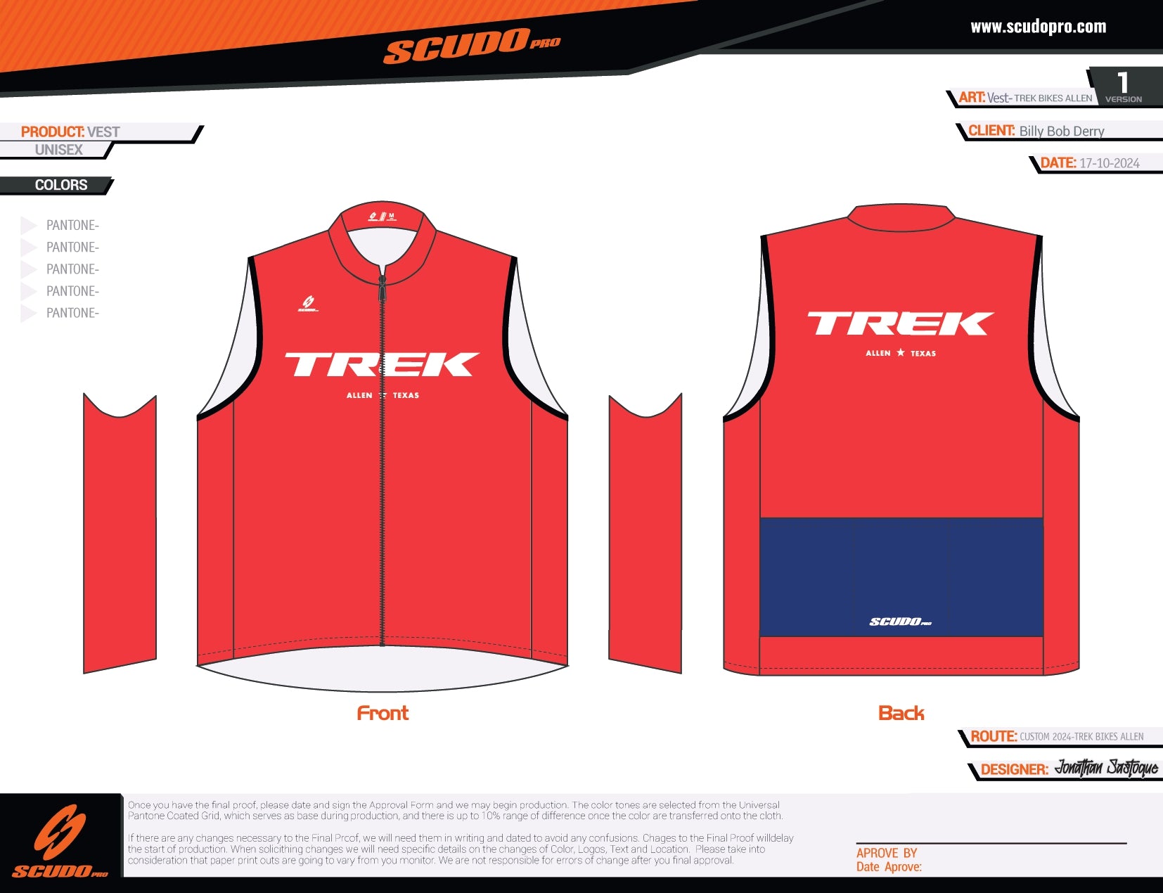 Trek Allen | Wind Breaker Vest | Unisex