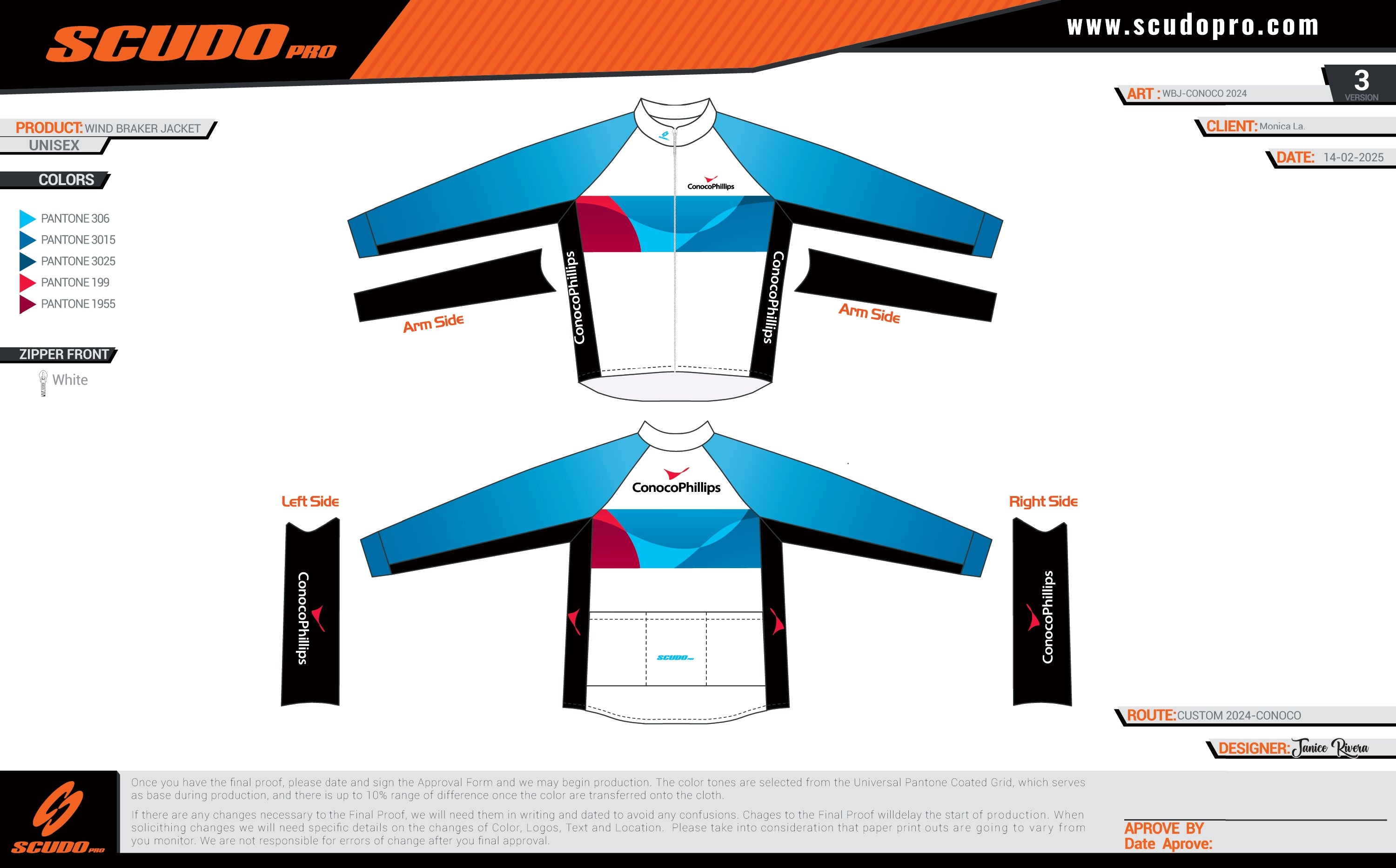 Conoco | Wind Breaker Jacket  2025 | Unisex