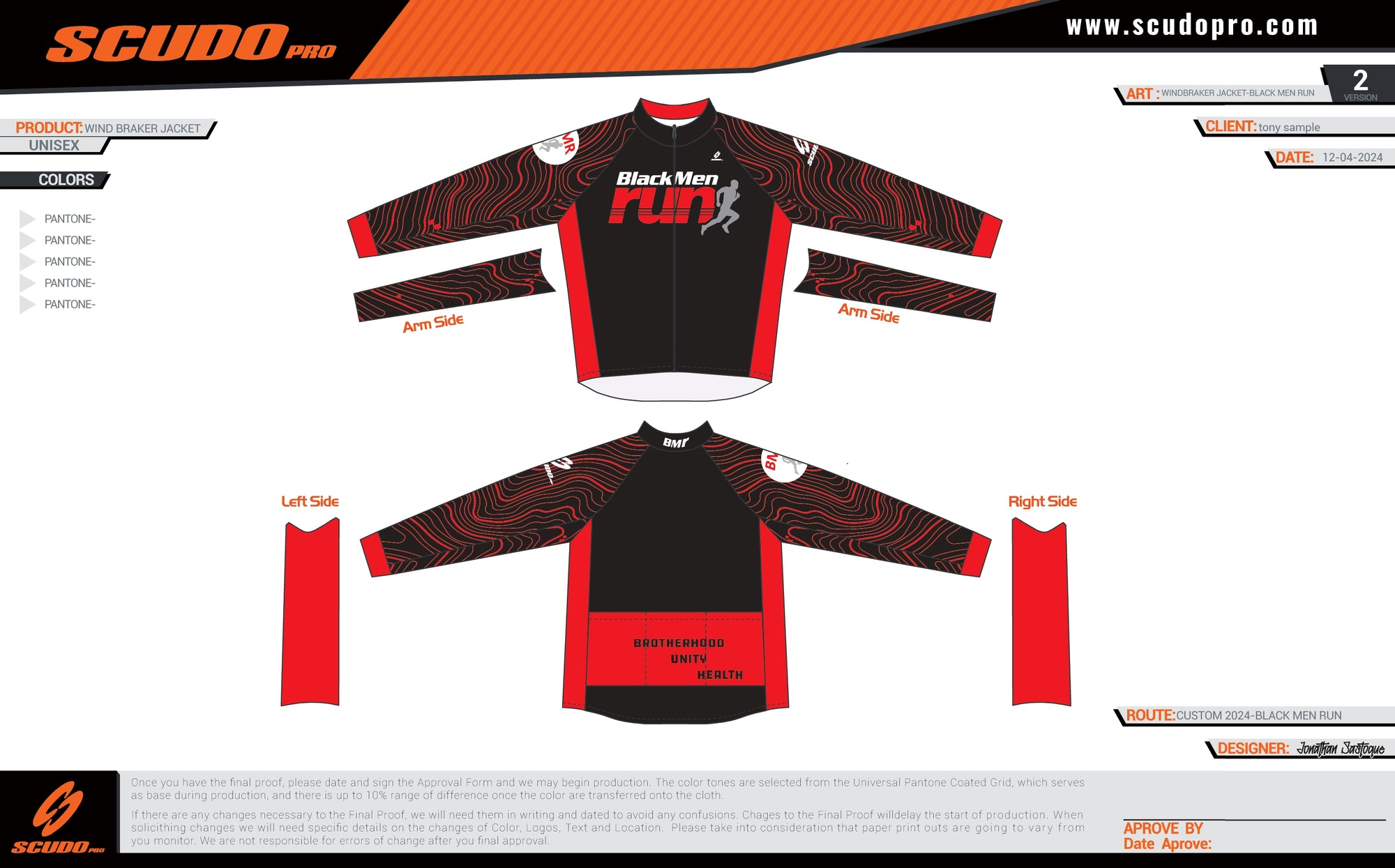 BMR | TEAM KIT | Wind Breaker Jacket | Men