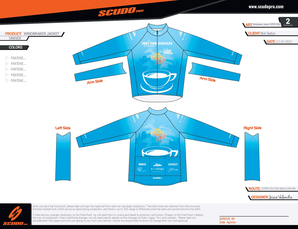 Coffee Ride | Windbreaker Jacket