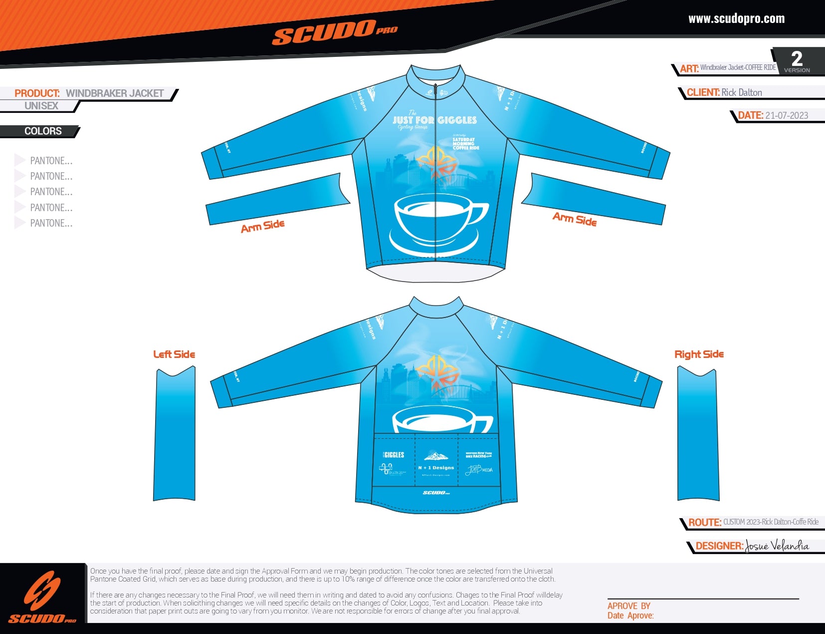 Coffee Ride | Windbreaker Jacket