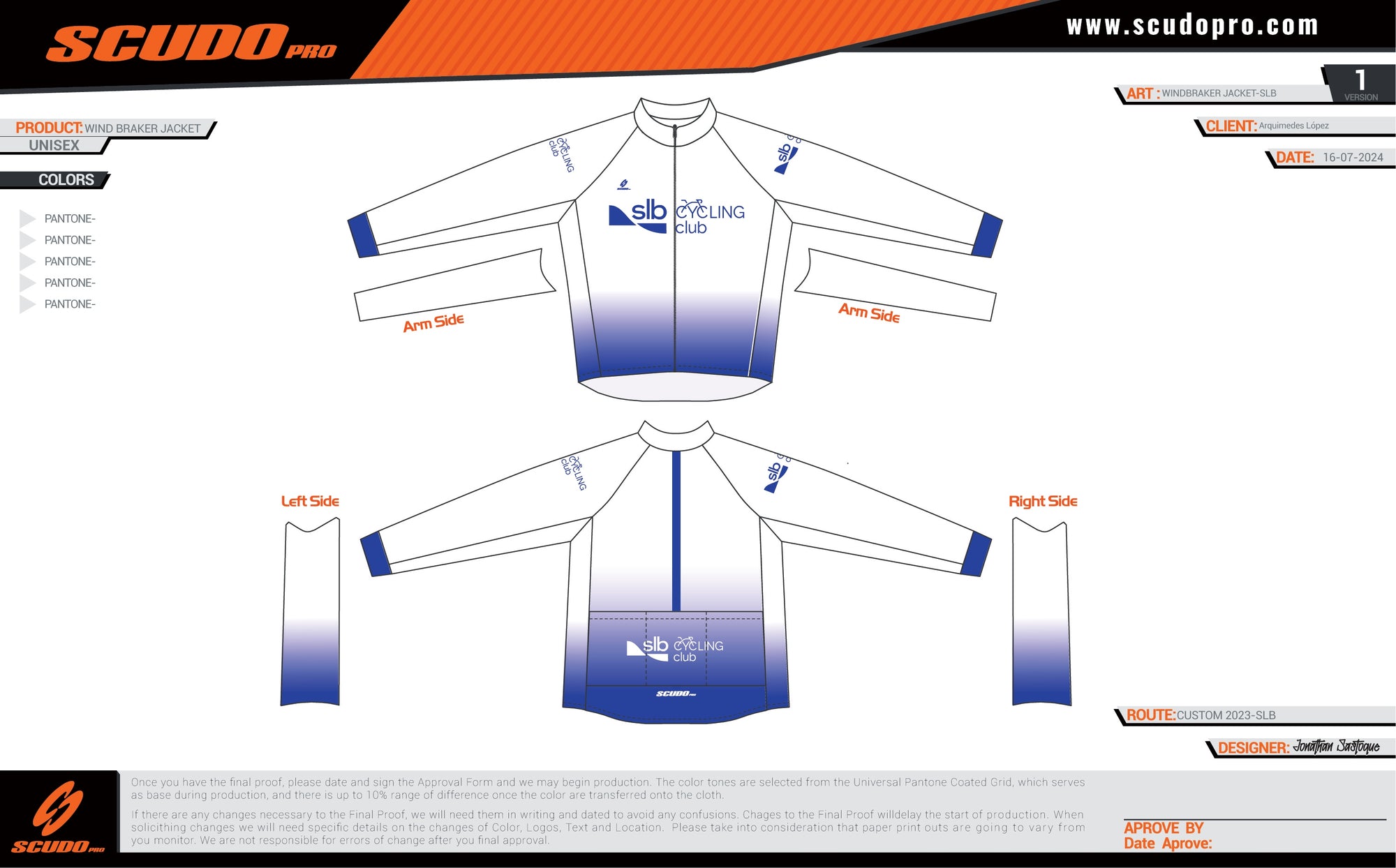 SLB | Wind Breaker Jacket | Men and Women