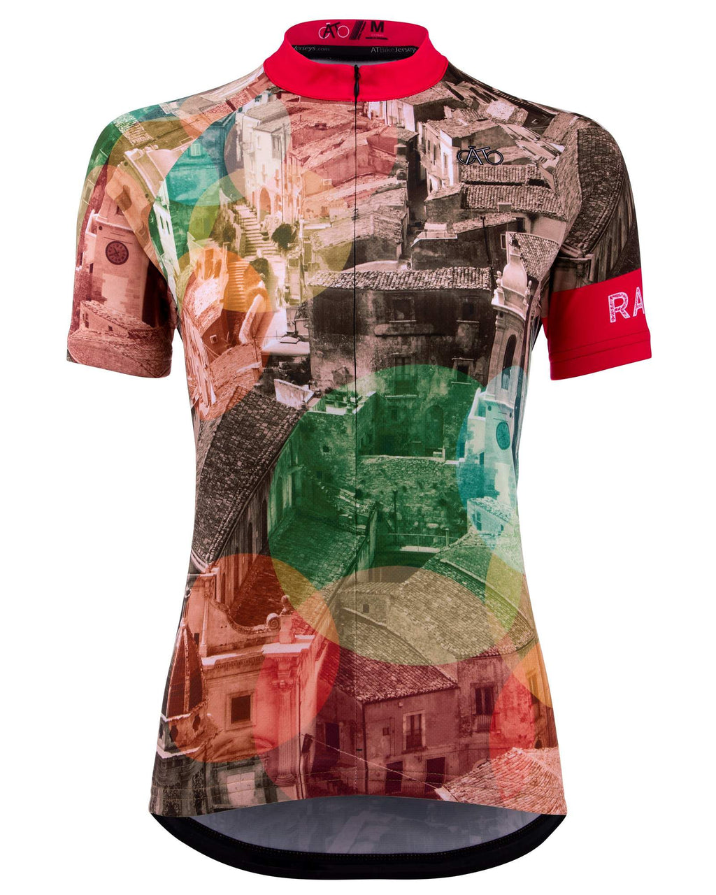 AT | Club Fit | Short Sleeve Cycling Jersey Sicily - Ragusa Old Town | WOMEN