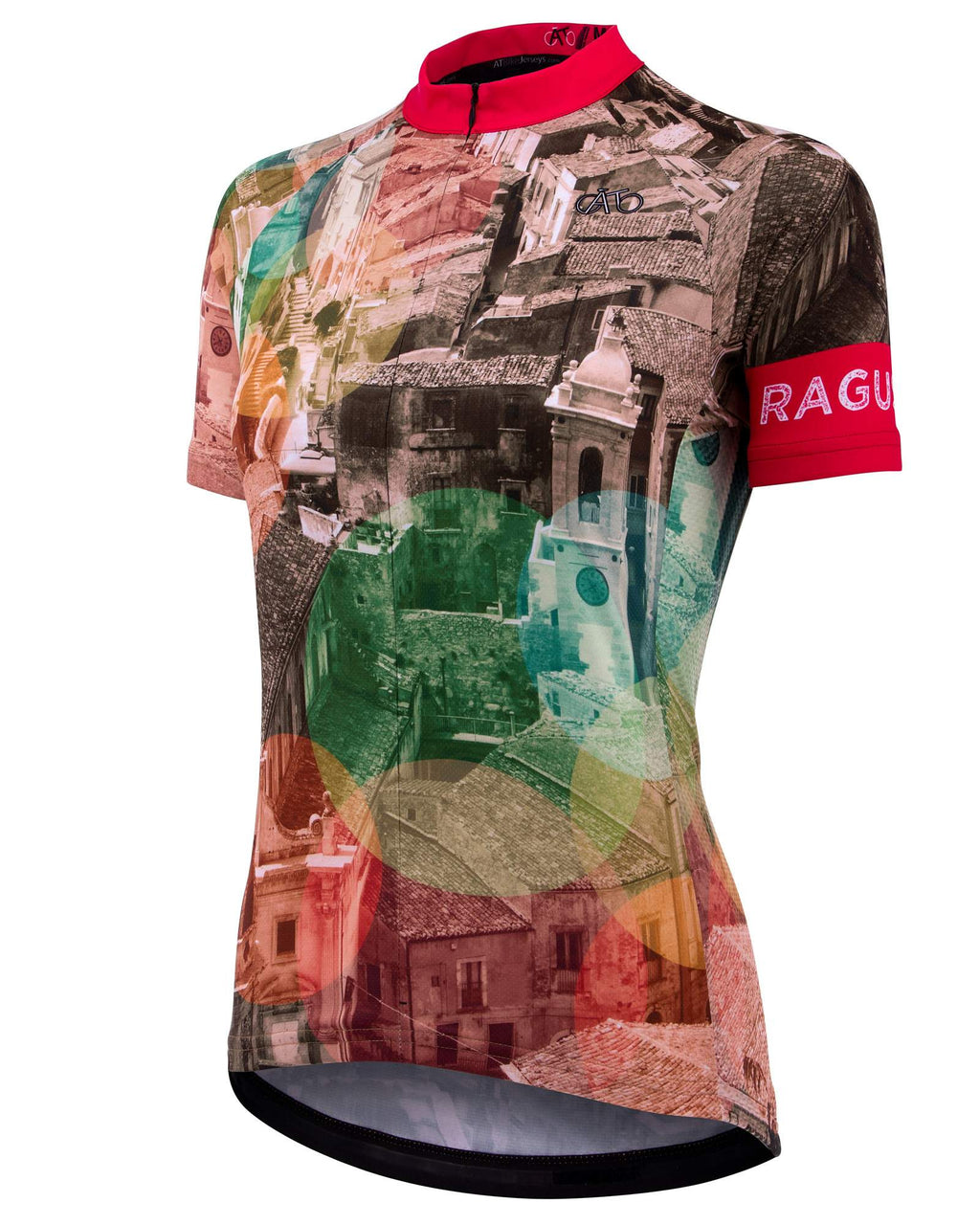 AT | Club Fit | Short Sleeve Cycling Jersey Sicily - Ragusa Old Town | WOMEN