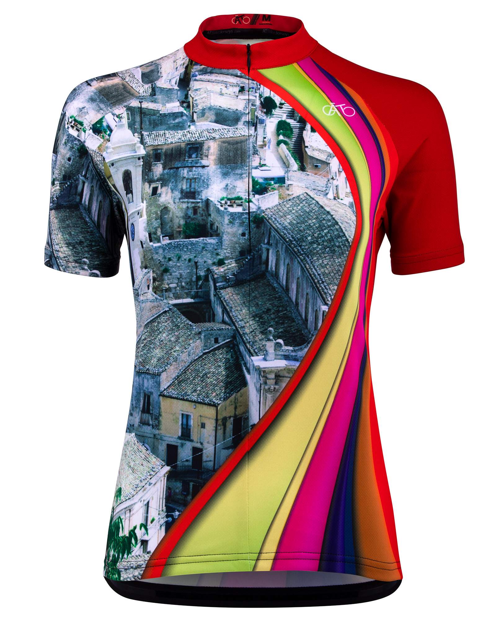 AT | Club Fit | Short Sleeve Cycling Jersey Sicily - Ragusa Dome | WOMEN