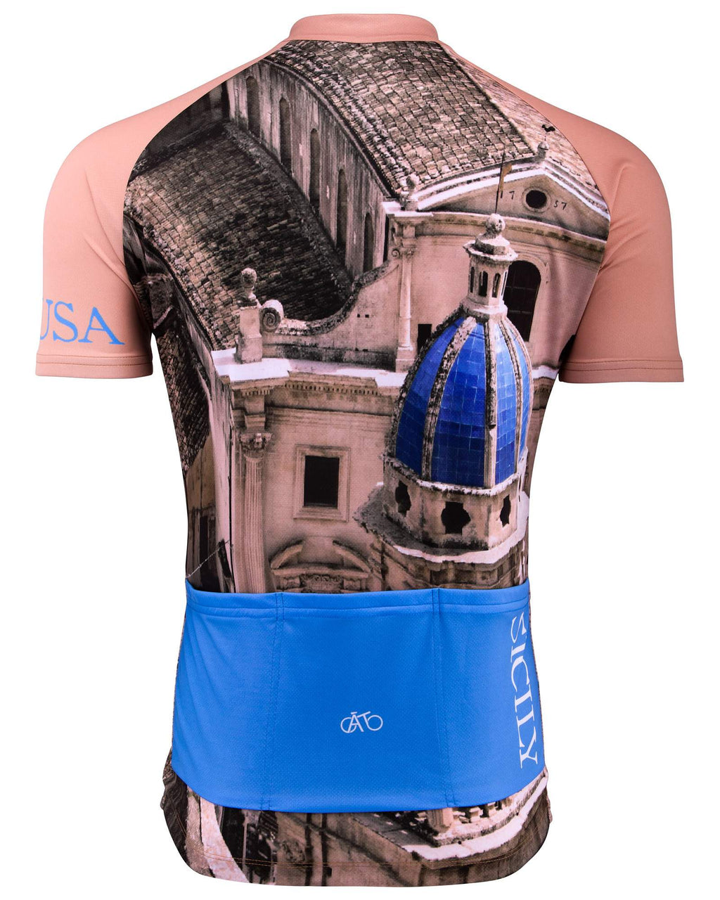 AT | Club Fit | Short Sleeve Cycling Jersey Sicily - Ragusa Old Town | MEN