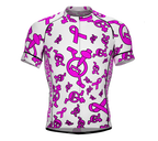 Tap and Pedal White Ribbon | PRO-Fit | Short Sleeve Cycling Jersey | Men and Women