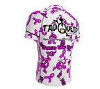 Tap and Pedal White Ribbon | PRO-Fit | Short Sleeve Cycling Jersey | Men and Women