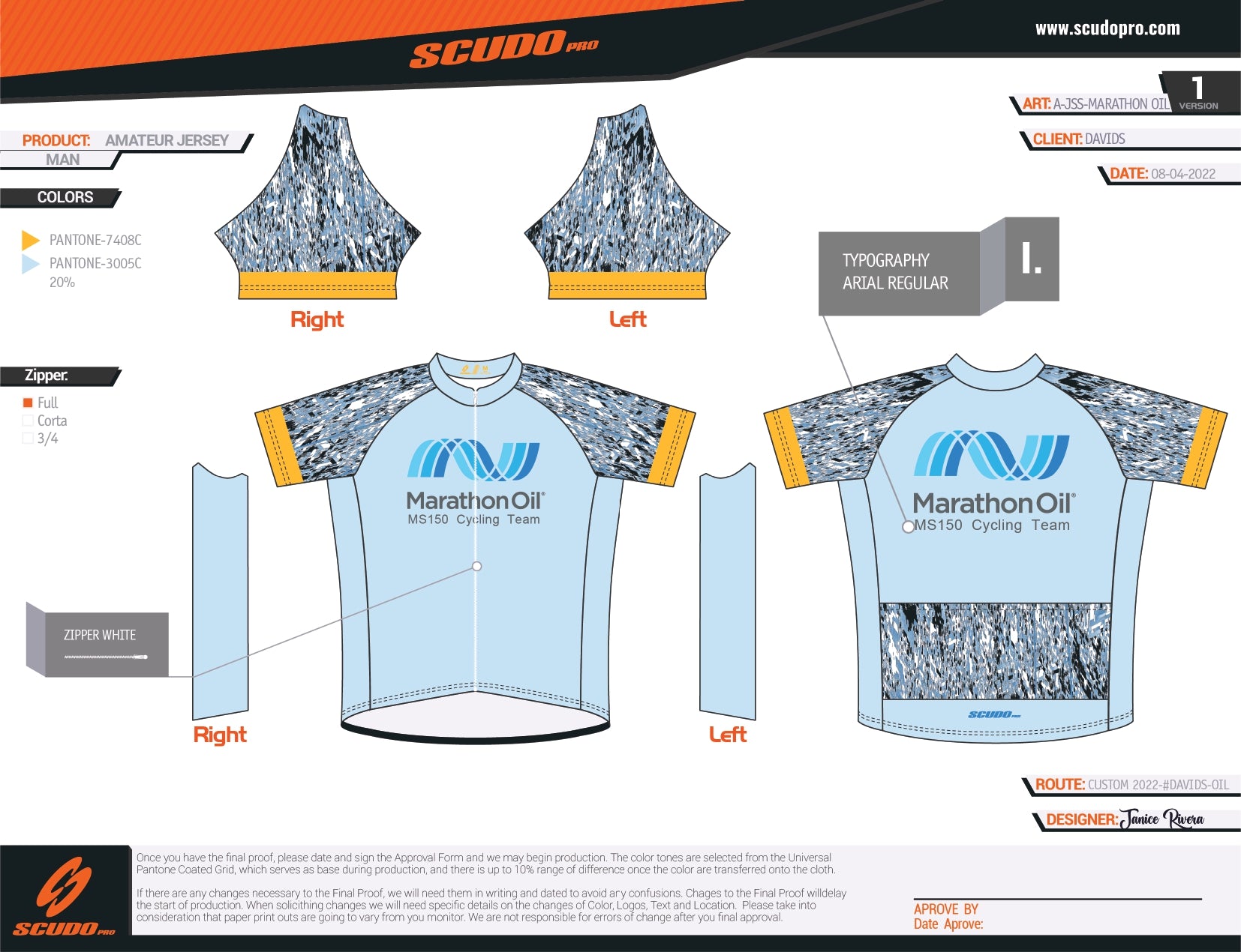 M-Oil | Peloton Fit | Short Sleeve Cycling Jersey | Men and Women