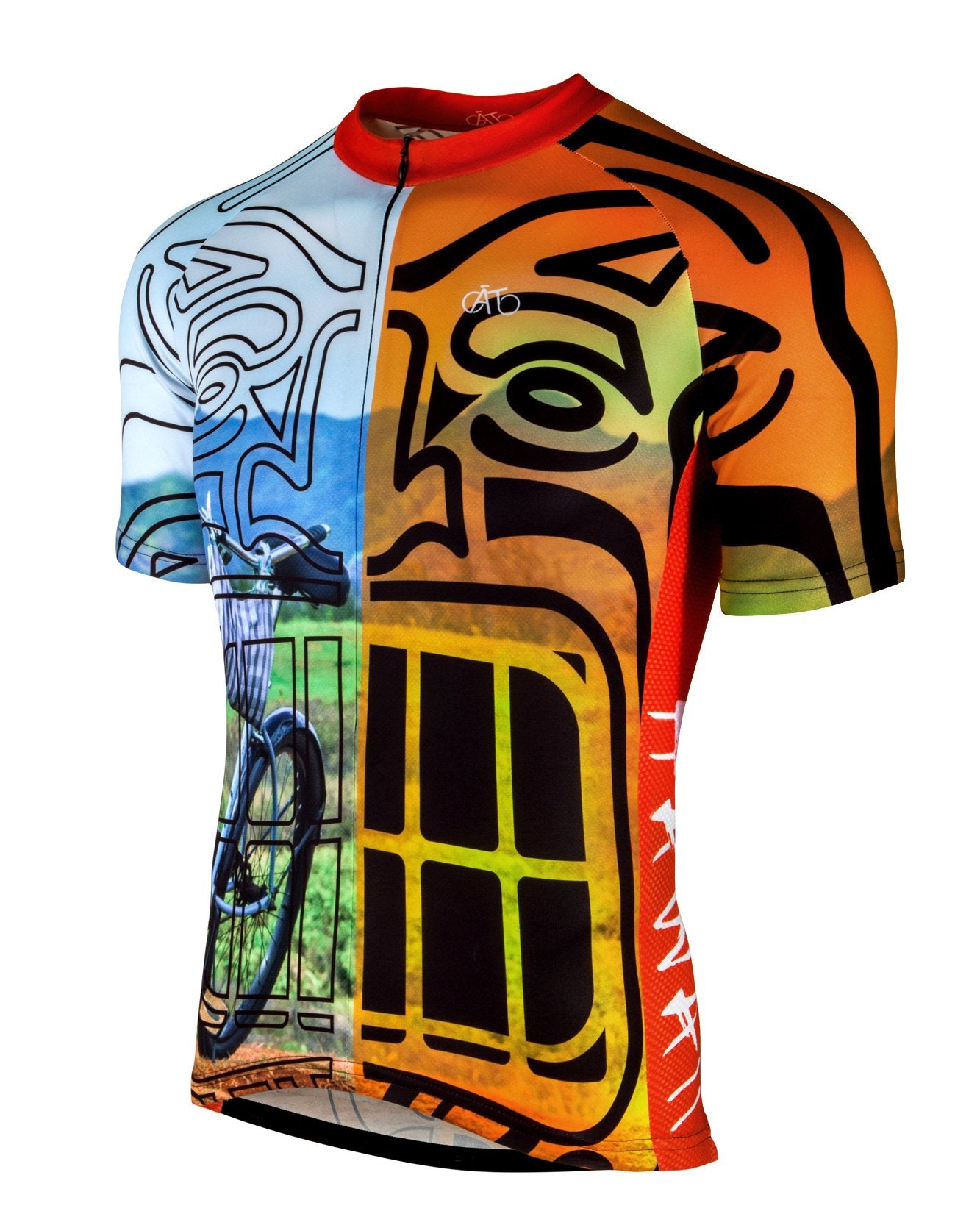AT | Club Fit | Short Sleeve Cycling Jersey Hawaii - Rental Bike | MEN