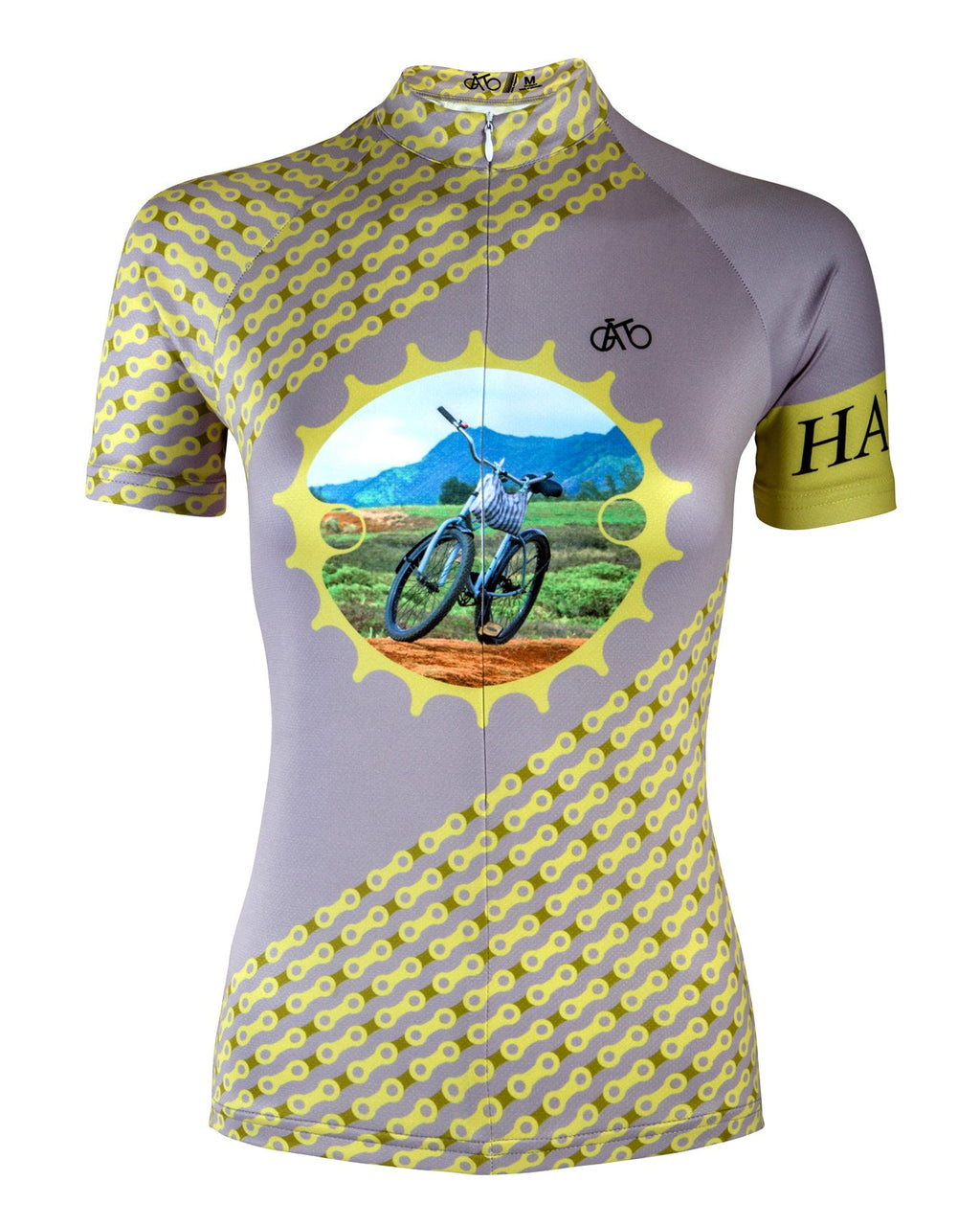 AT | Club Fit | Short Sleeve Cycling Jersey Hawaii - Rental Bike | WOMEN
