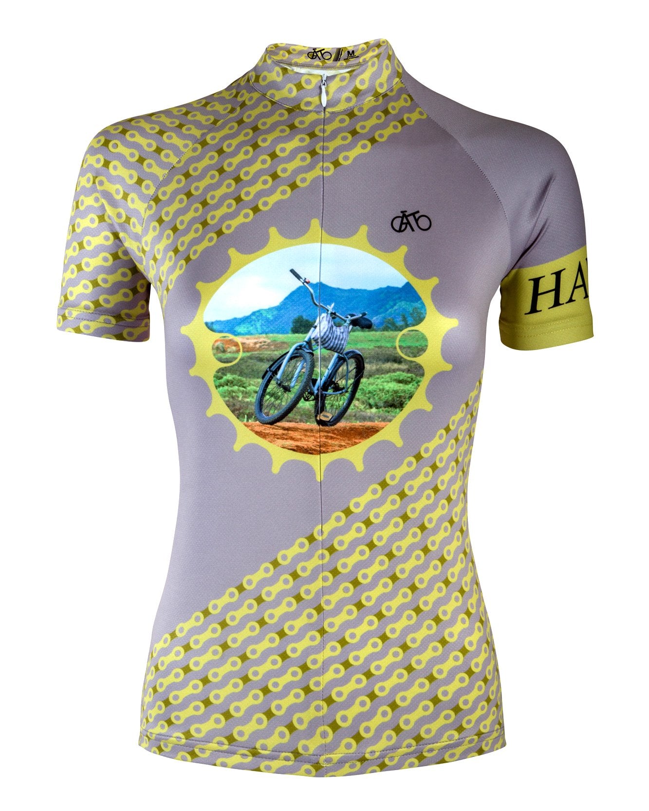 AT | Club Fit | Short Sleeve Cycling Jersey Hawaii - Rental Bike | WOMEN