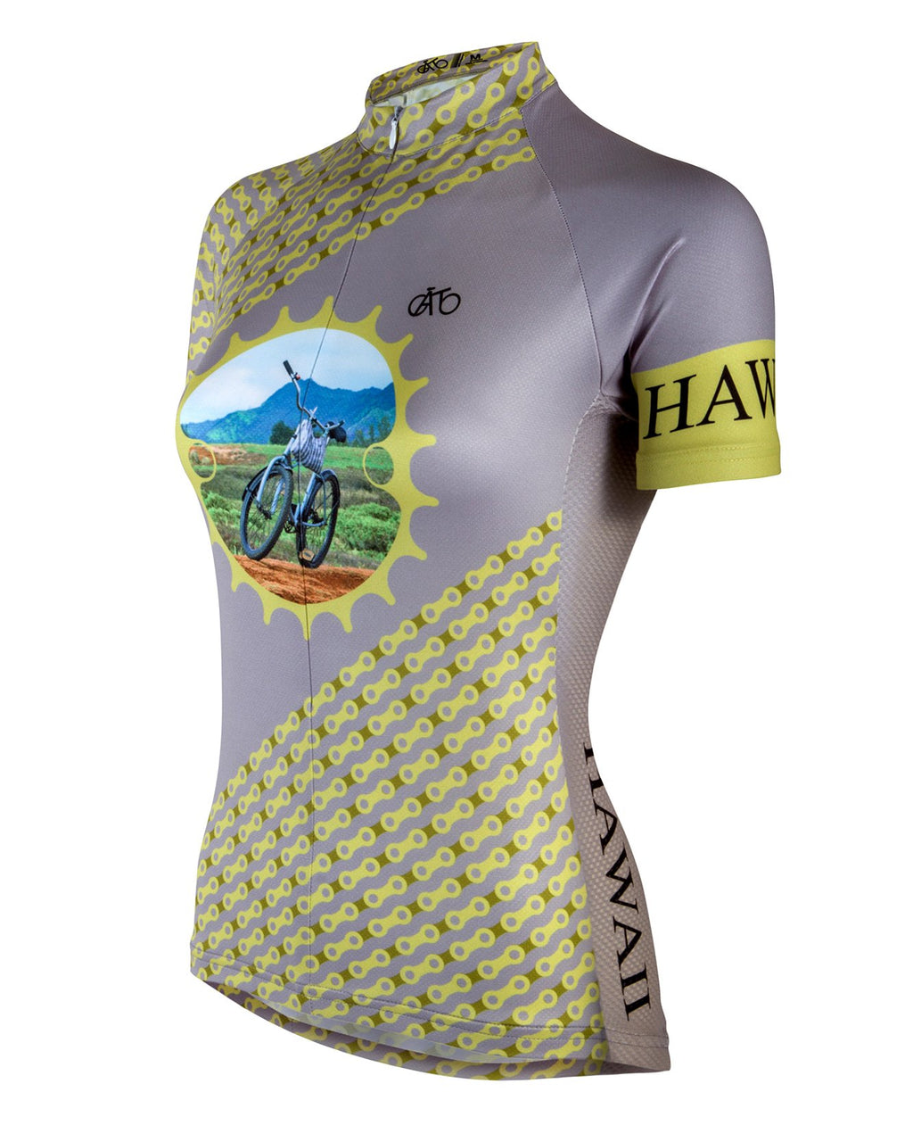 AT | Club Fit | Short Sleeve Cycling Jersey Hawaii - Rental Bike | WOMEN