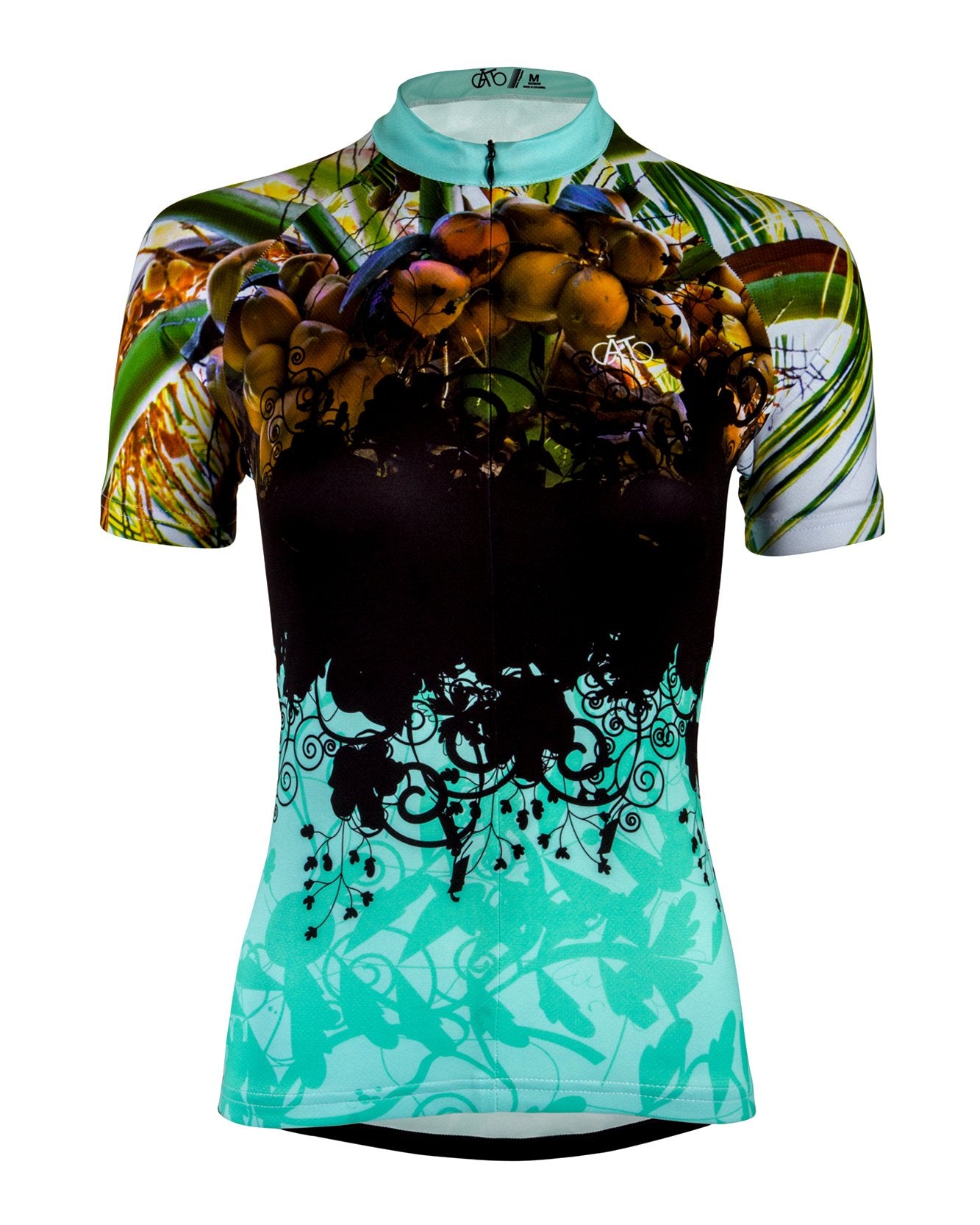 AT | Club Fit | Short Sleeve Cycling Jersey Hawaii - Cocunuts | WOMEN