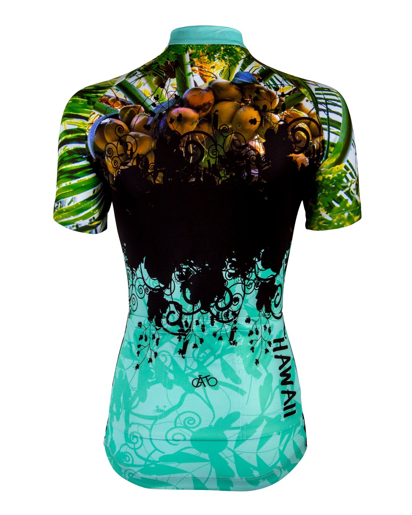 AT | Club Fit | Short Sleeve Cycling Jersey Hawaii - Cocunuts | WOMEN