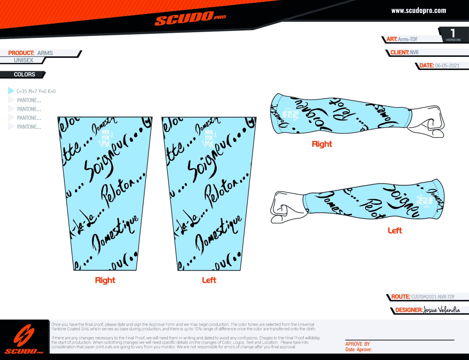 NVRLB | Arm Sleeves UV Protection TDF | Unisex