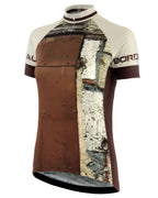 AT | Club Fit | Short Sleeve Cycling Jersey Bordeaux - Brickwall | WOMEN