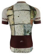 AT | Club Fit | Short Sleeve Cycling Jersey Bordeaux - Brickwall | MEN