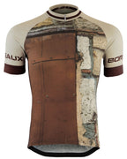 AT | Club Fit | Short Sleeve Cycling Jersey Bordeaux - Brickwall | MEN