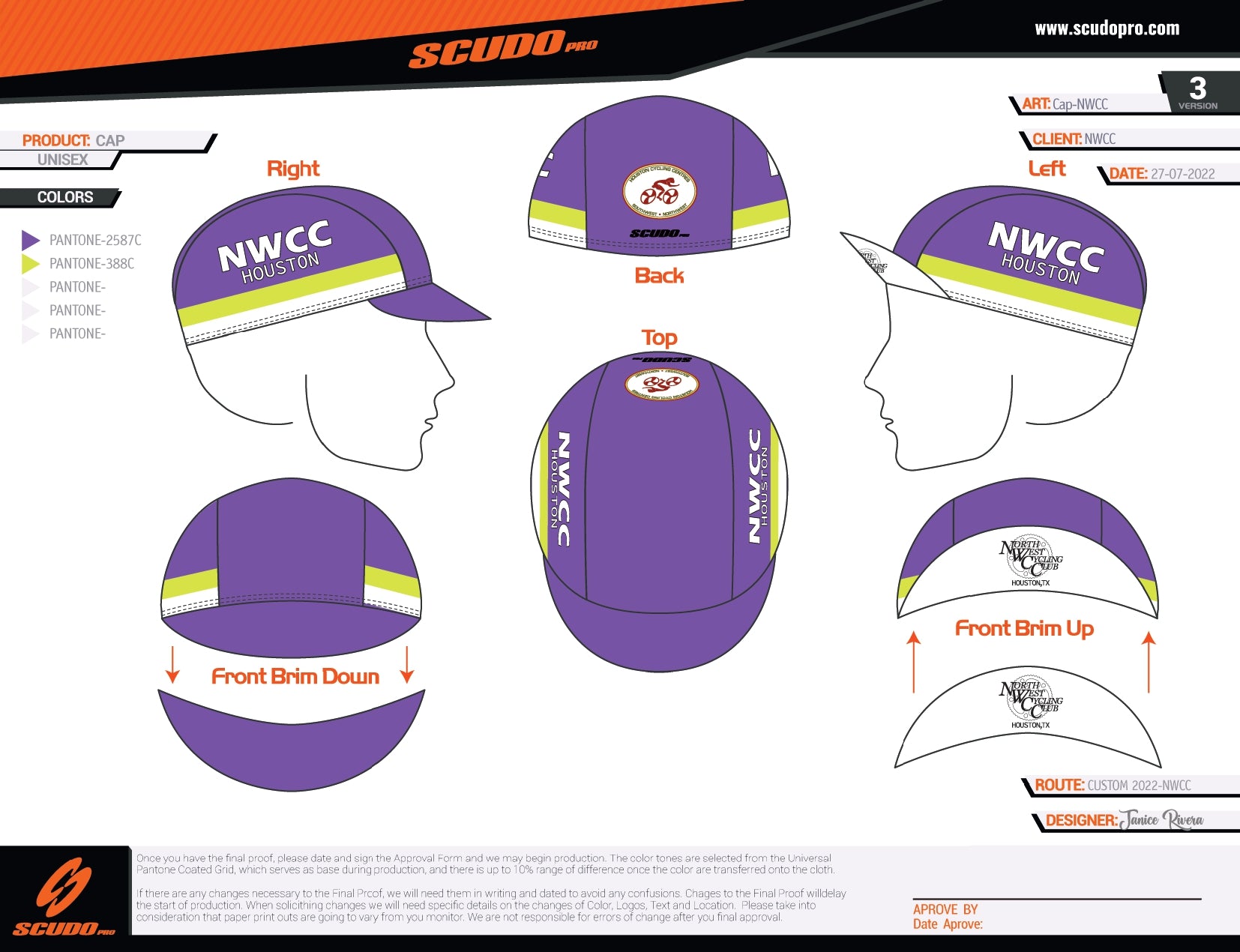 NWCC | Cycling CAP | Unisex