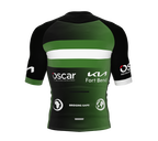 MOTHERLAND Black to Green | ELITE Fit | Short Sleeve Cycling Jersey | Full Zip | Men and Women