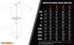 Tap and Pedal | PRO-Thermal | Long  Sleeve Cycling Jersey  | Full Zip | Men and Women