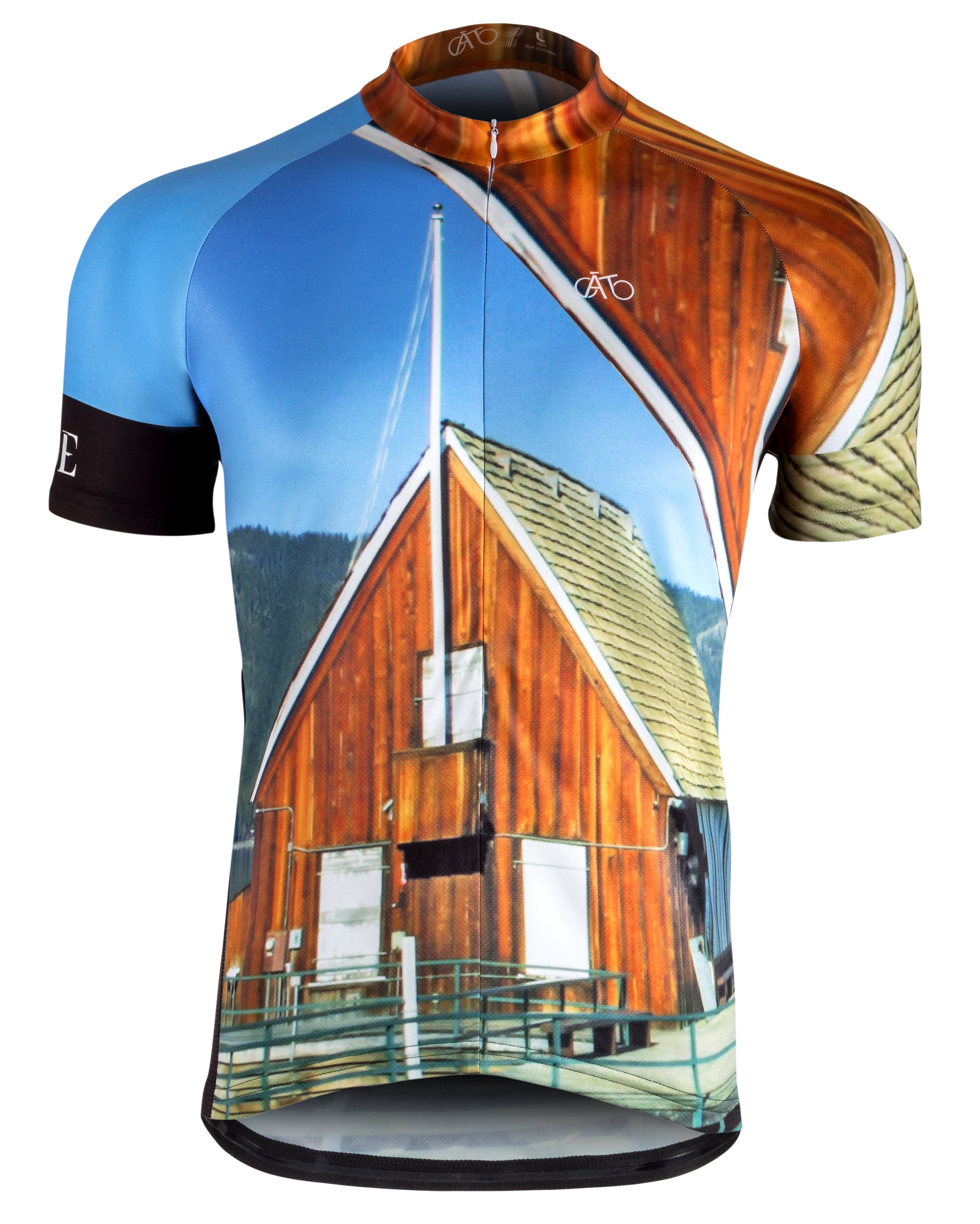 AT | Club Fit | Short Sleeve Cycling Jersey Lake Tahoe - Chambers Landing | MEN