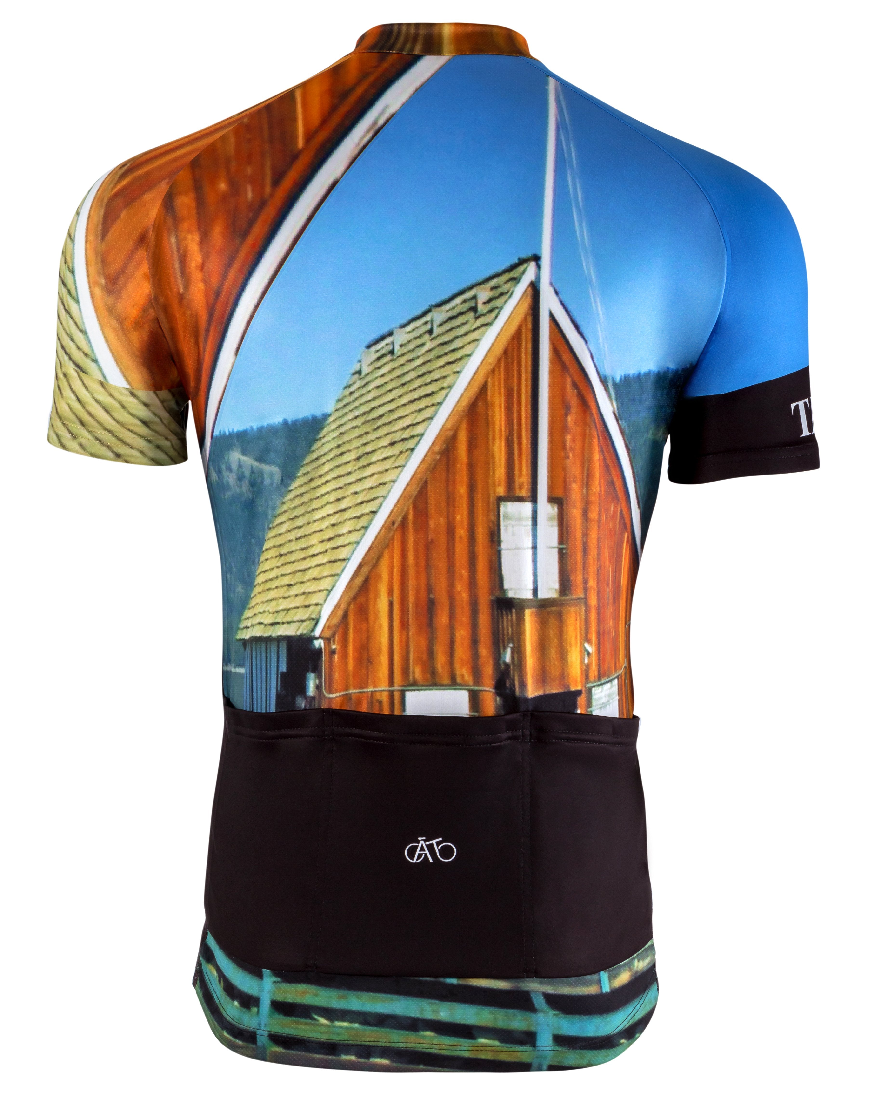 AT | Club Fit | Short Sleeve Cycling Jersey Lake Tahoe - Chambers Landing | MEN