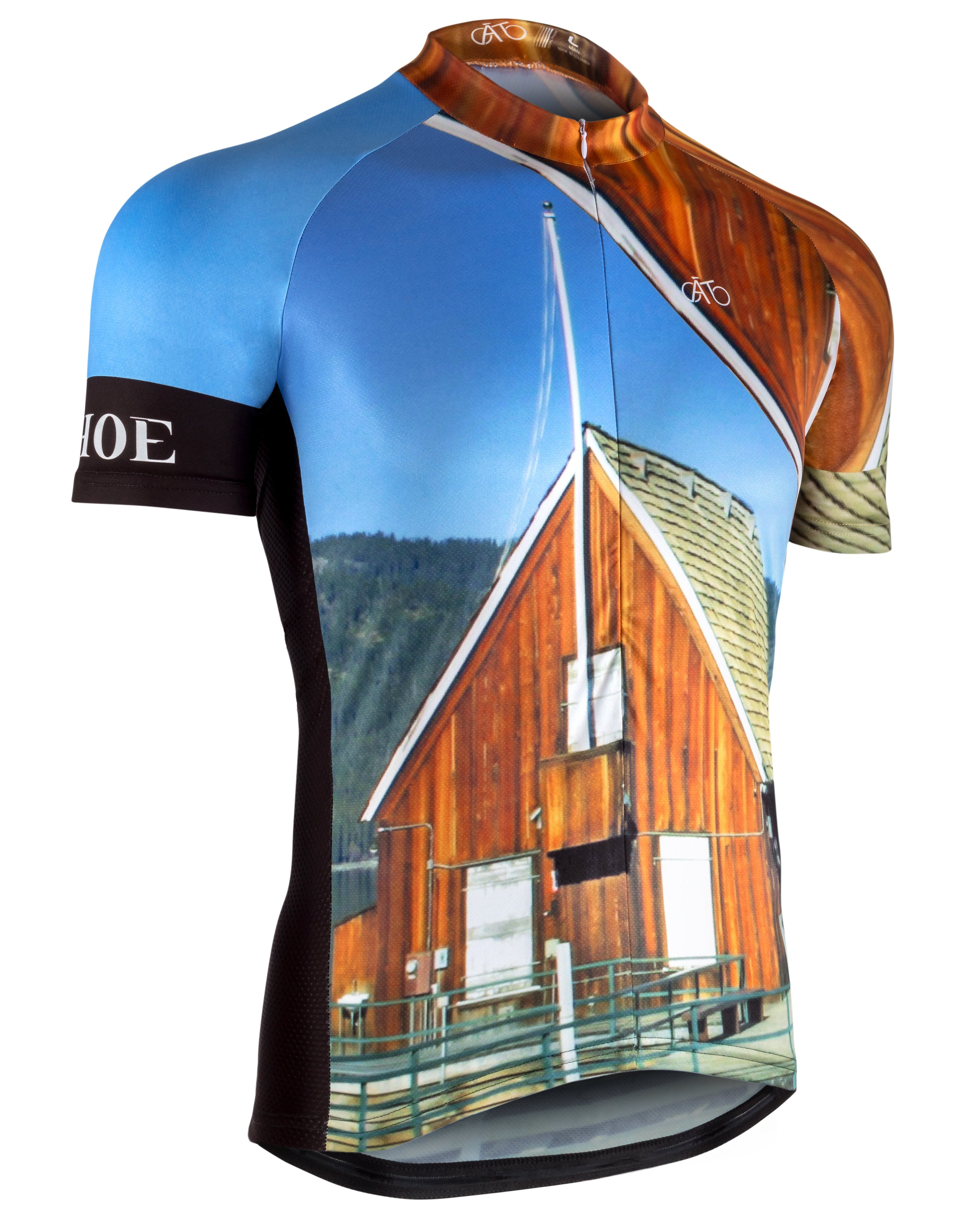 AT | Club Fit | Short Sleeve Cycling Jersey Lake Tahoe - Chambers Landing | MEN