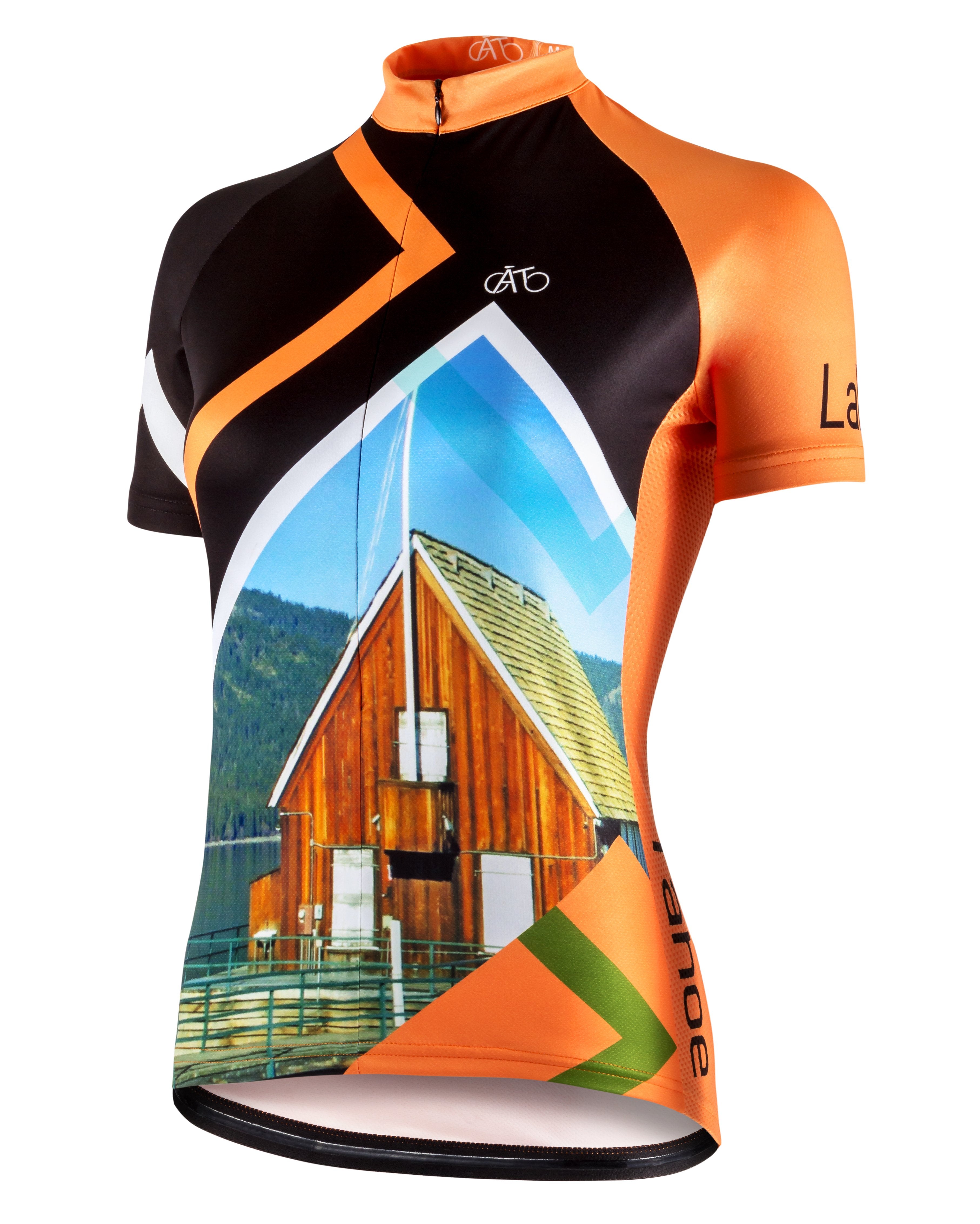 AT | Club Fit | Short Sleeve Cycling Jersey Lake Tahoe - Chambers Landing | WOMEN