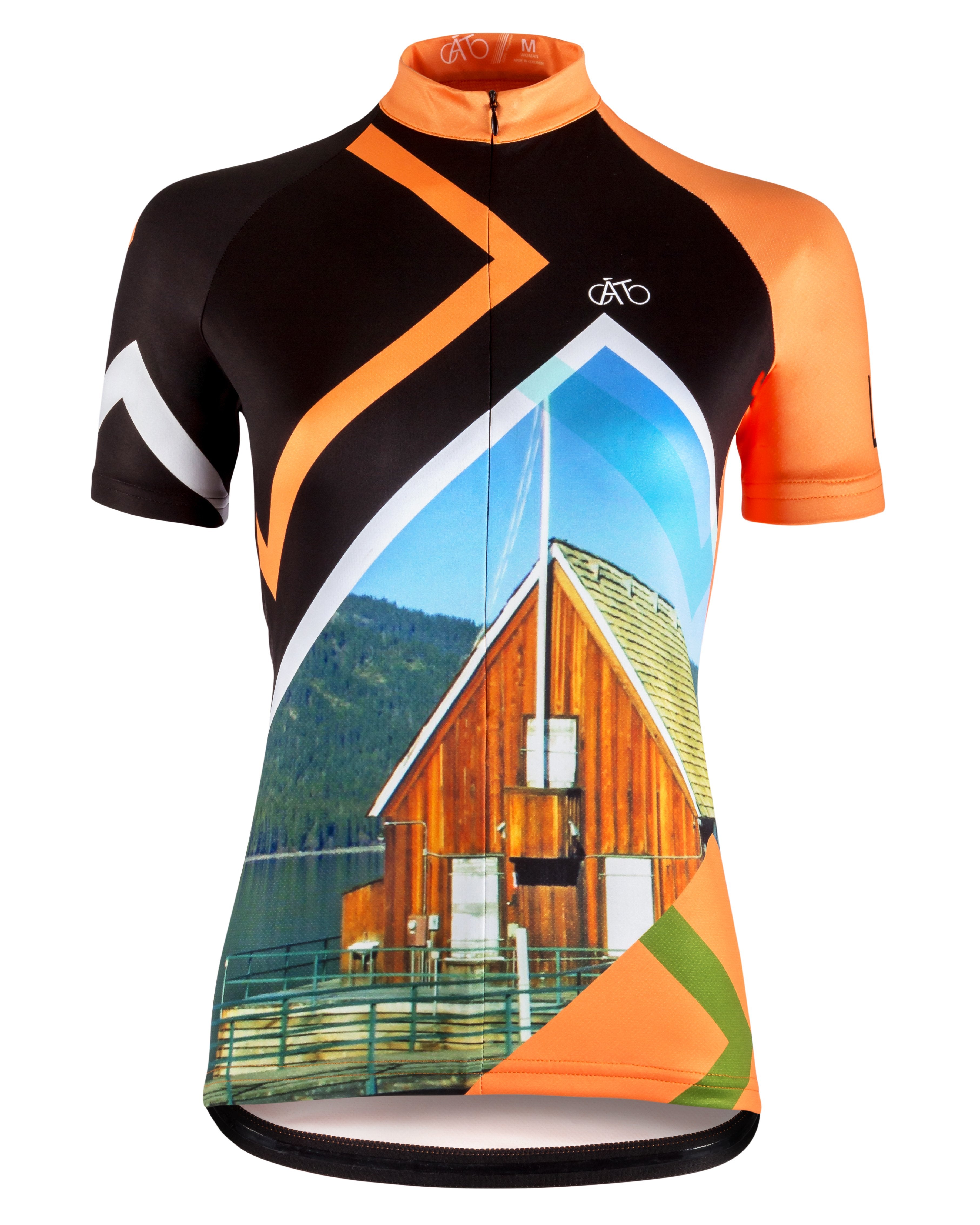 AT | Club Fit | Short Sleeve Cycling Jersey Lake Tahoe - Chambers Landing | WOMEN