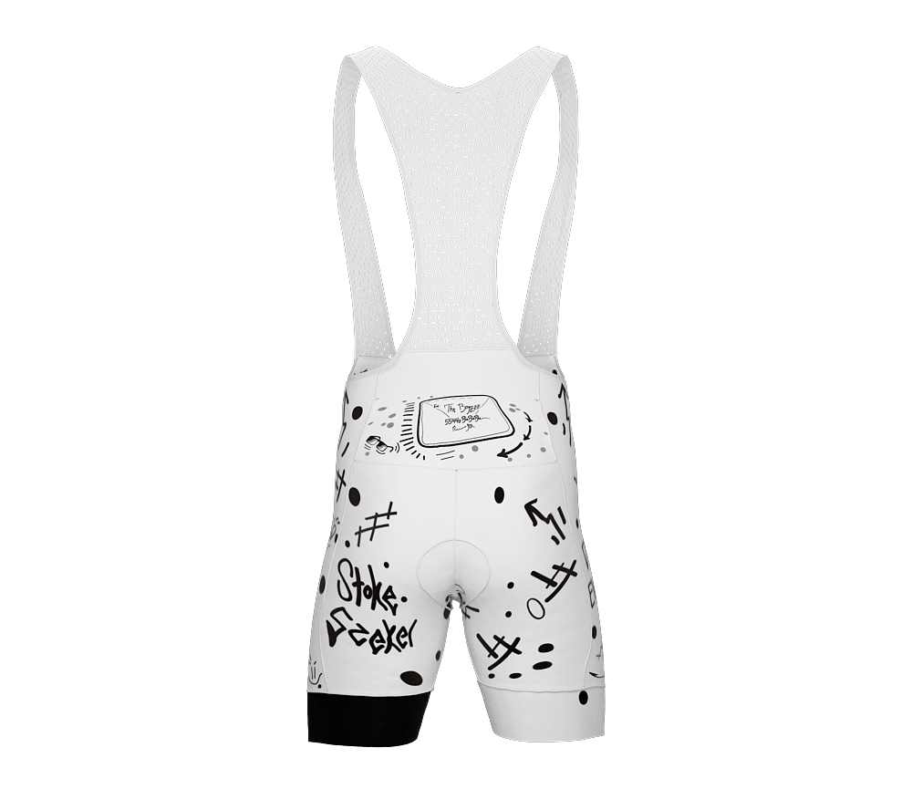 NVRLB | PRO-BIB Cycling Short Graffiti | Dolimiti Pad | Men and Women