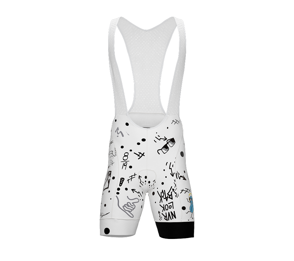 NVRLB | PRO-BIB Cycling Short Graffiti | Dolimiti Pad | Men and Women